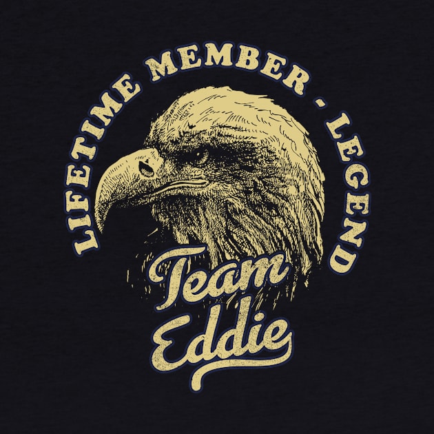 Eddie Name - Lifetime Member Legend - Eagle by Stacy Peters Art